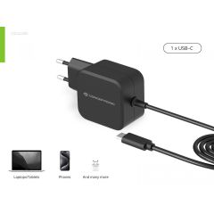 Conceptronic 67W GaN USB PD Charger OZUL04BE