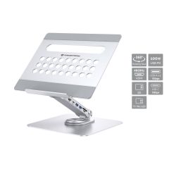 Conceptronic Laptop Stand with 7-in-1 USB 3.2  DONN27G