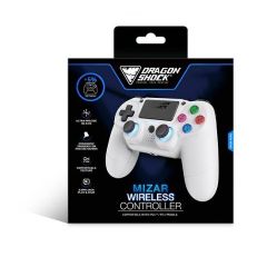 DragonShock Mizar Wireless Controller for PS4 White DSCPS4WH