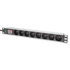 DIGITUS - Power strip (rack-mountable) - aluminiu | DN-95402-1-FR