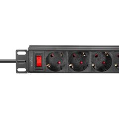 LogiLink Steckdosenleiste 4fach m / Schalter 25.3m - Po | PDU4B01