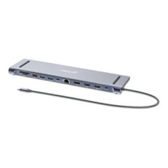 Manhattan 12-in-1 - Docking station - USB-C 3.2 Gen 1 -  | 190305