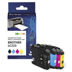 freecolor Patrone Brother LC223 Multiplack BKCMY K10388F7