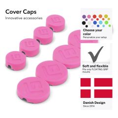 Floating Grip Wall Mount Covers Pink FGCOV483PINK