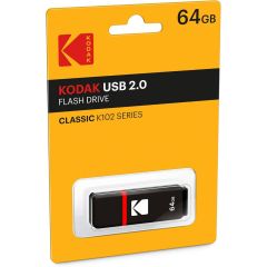 Kodak USB Flash Drive 64 GB - K100 Classic Black