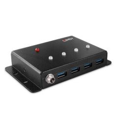 Lindy 4 Port USB 3.0 Metal Hub, USB 3.2 Gen 143374