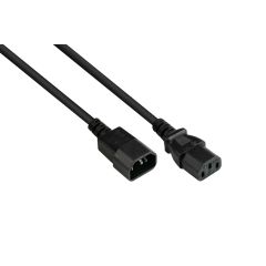 Alcasa P1430-S005 / 0.5 m / C14 coupler / C13 coupler / H05VV-F /