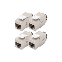 Digitus Cat / 6A keystone module, shielded with inte | DN-93617-4