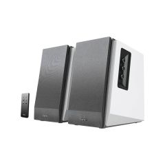 Edifier All-in-one Bluetooth Bookshelf Speakers WHITESILVER