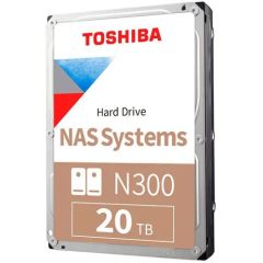 Toshiba N300 NAS HARD DRIVE 20TB BULK Serial ATA HDWG62AUZSVA