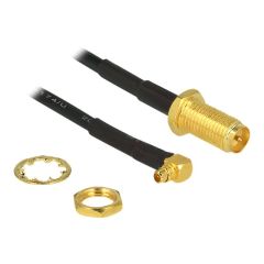 Delock - Antenna cable - MMCX plug to RP-SMA plug - 32 cm | 88936