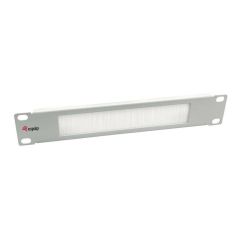 Equip 10" Brush Panel 1U, Light Grey  327533