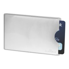 DURABLE Business card case silver  890023