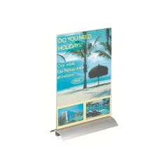 DURABLE Sign holder desktop for A4 doublesided 858919