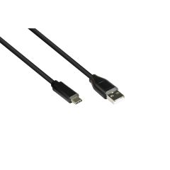 Alcasa GC-M0116 / 0.5 m / USB Type-C / USB Type-A / Black