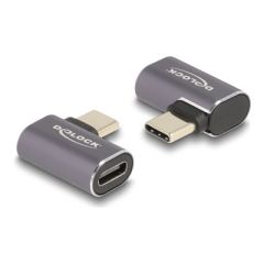 Delock - USB adapter - 24 pin USB-C (M) left/right angled | 60047