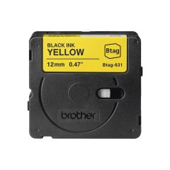 Brother BTAG-631 - Black on yellow - Roll (1.2 cm x 4 m | BTAG631