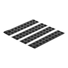 DeLOCK - Rubber feet - black | 18307