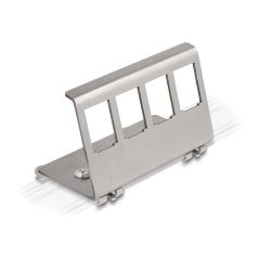 Delock - Modular insert DIN-rail mounting bracket - 4 por | 88140