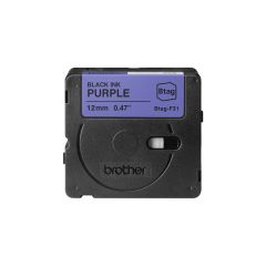 Brother BTAG-F31 - Black on purple - Roll (1.2 cm x 4 m | BTAGF31