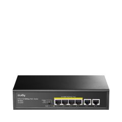 Cudy FS1006P, Fast Ethernet (10/100), Full duplex, Power over Eth