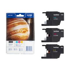 Brother LC1240 - 3-pack - yellow, cyan, magenta - o | LC1240RBWBP