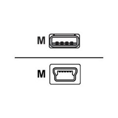 Sharkoon - USB cable - mini-USB Type B (M) to USB | 4044951015566