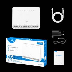 CUDY 4G Cat 6 AC1200 Wi-Fi Router LT700E
