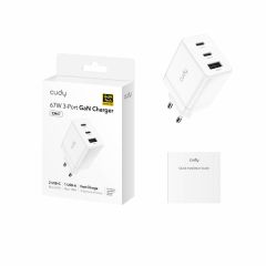 CUDY 67W 3-Port GaN Charger CH67_EU