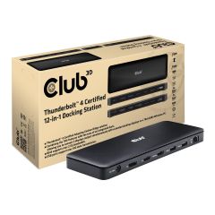 Club 3D 12-in-1 - Docking station - for desktop, lapto | CSV-1582
