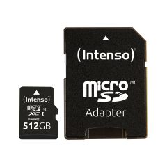 Intenso Premium - Flash memory card (microSDXC to SD ad | 3423493