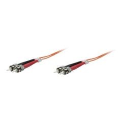 Intellinet Fiber Optic Patch Cable, OM1, ST/ST, 1m, Oran | 515757