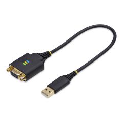 StarTech.com 1ft/30cm USB to Null Modem Seri | 1P1FFCN-USB-SERIAL