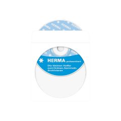HERMA - CD/DVD sleeve - white | 1140