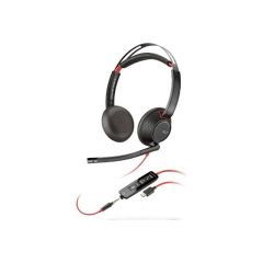 headset - on-ear - wired - USB-C, 3.5 mm jack - black - | 93S88AA