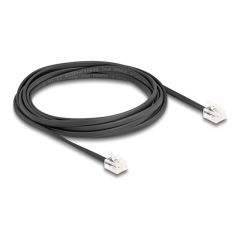 Delock - Phone cable - RJ-11 (M) to RJ-11 (M) - 2 m - fla | 90618