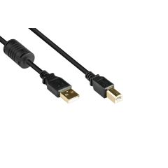 Alcasa GC-M0079 / 0.5 m / USB A / USB B / USB 2.0 / Male/Male / 0