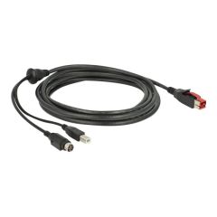 DeLOCK - PoweredUSB cable - USB PlusPower (24 V) (M) to U | 85489