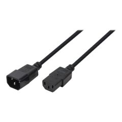 LogiLink - Power extension cable - IEC 60320 C14 straight | CP110