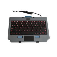 Gamber-Johnson 7160-1683-01, QWERTY, UK English, Touchpad, Univer