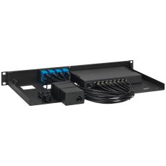Rackmount.IT RM-OM-T3 / Mounting bracket / Black / 1U