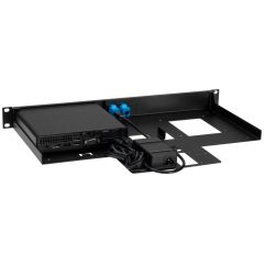 Rackmount.IT RM-HP-T2, Mounting bracket, Black, 1U, RoHS, Netherl