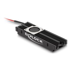 Delock - Solid state drive heatsink - SATA - black | 18451