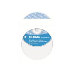HERMA - CD envelope - capacity 1 CD - white (pack of 1000) | 1141