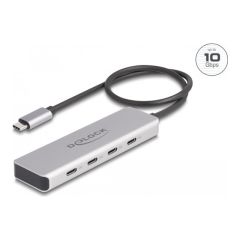 Delock - Hub - 10 Gbps, with 35 cm connection cable - 4 x | 64231