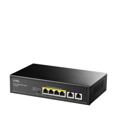 CUDY 4-GbE PoE Switch with 2 Uplink GbE GS1006P