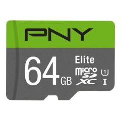 PNY Elite - Flash memory card - 64 GB - UHS-I | P-SDUX64U185GW-GE