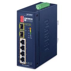 Planet Industrial 4Port 100TX+2Port 100TX SFP IFGS624PTF