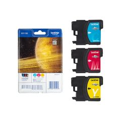 Brother LC1100RBWBP - Yellow, cyan, magenta - original - blister