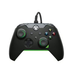 PDP Gaming - Gamepad - wired - neon black - for PC,  | 049-012-GG